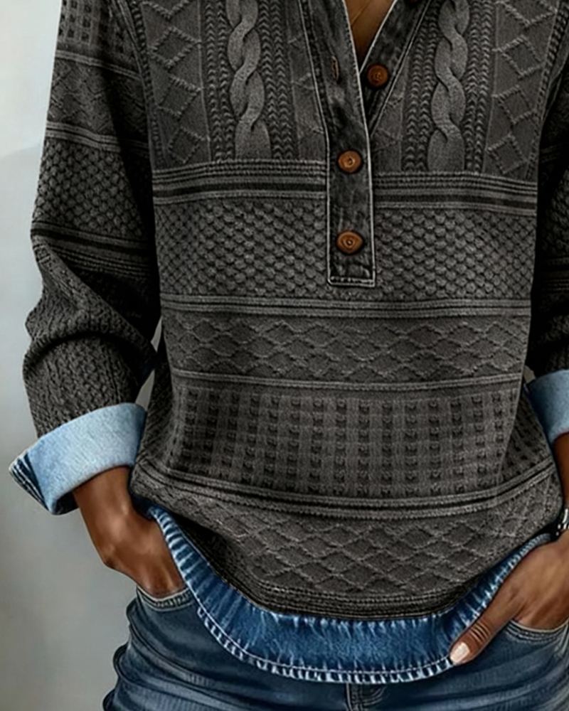 Orissa | Collared Sweatshirt