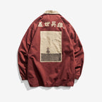 WLS Uysa Shirt Jacket Red