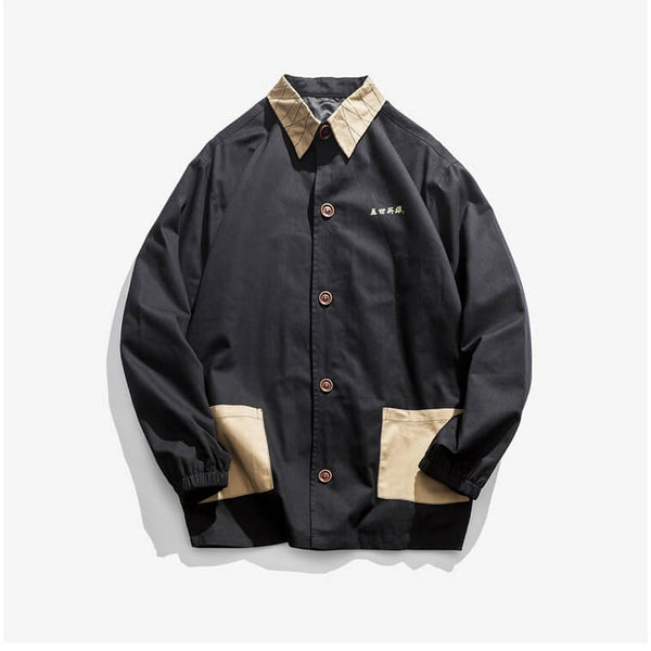 WLS Uysa Shirt Jacket Black