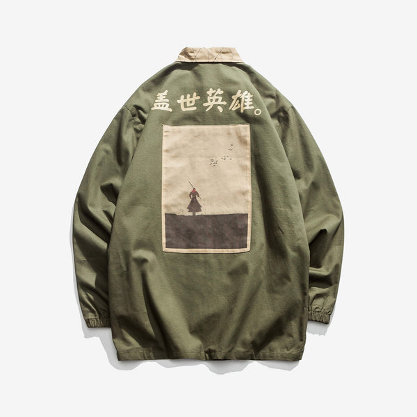 WLS Uysa Shirt Jacket Green