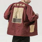 WLS Uysa Shirt Jacket Red
