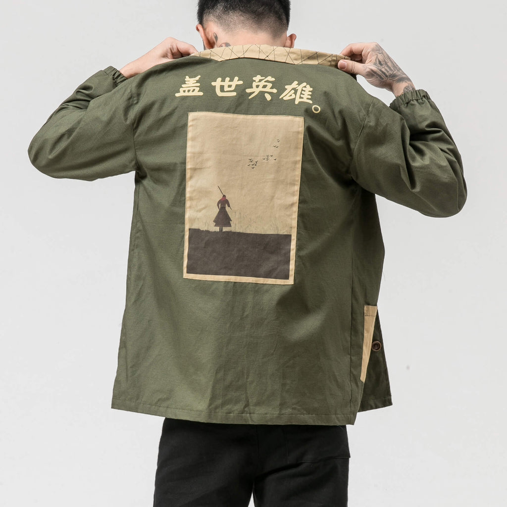 WLS Uysa Shirt Jacket Green