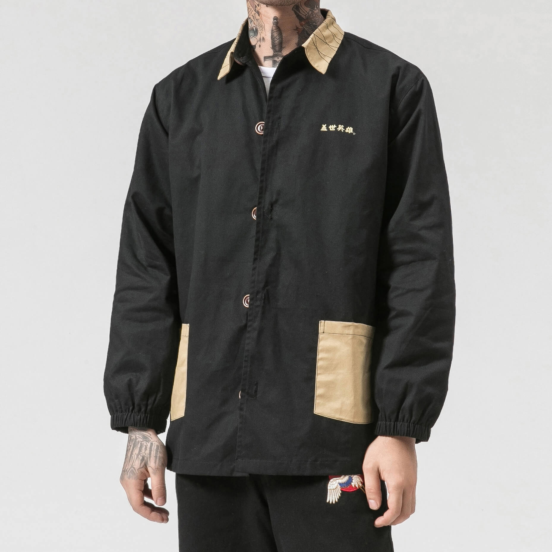 WLS Uysa Shirt Jacket Black