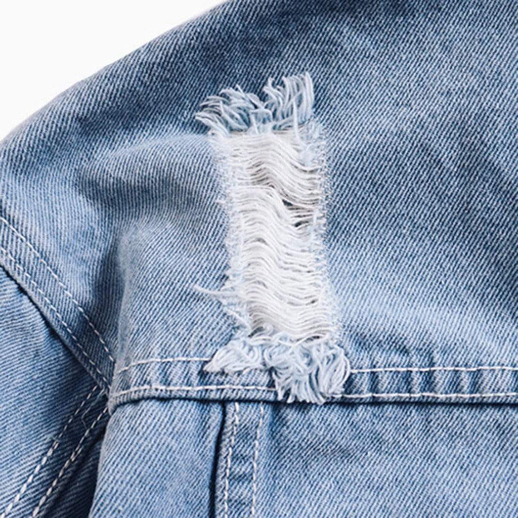 WLS Dog Head Denim Jacket