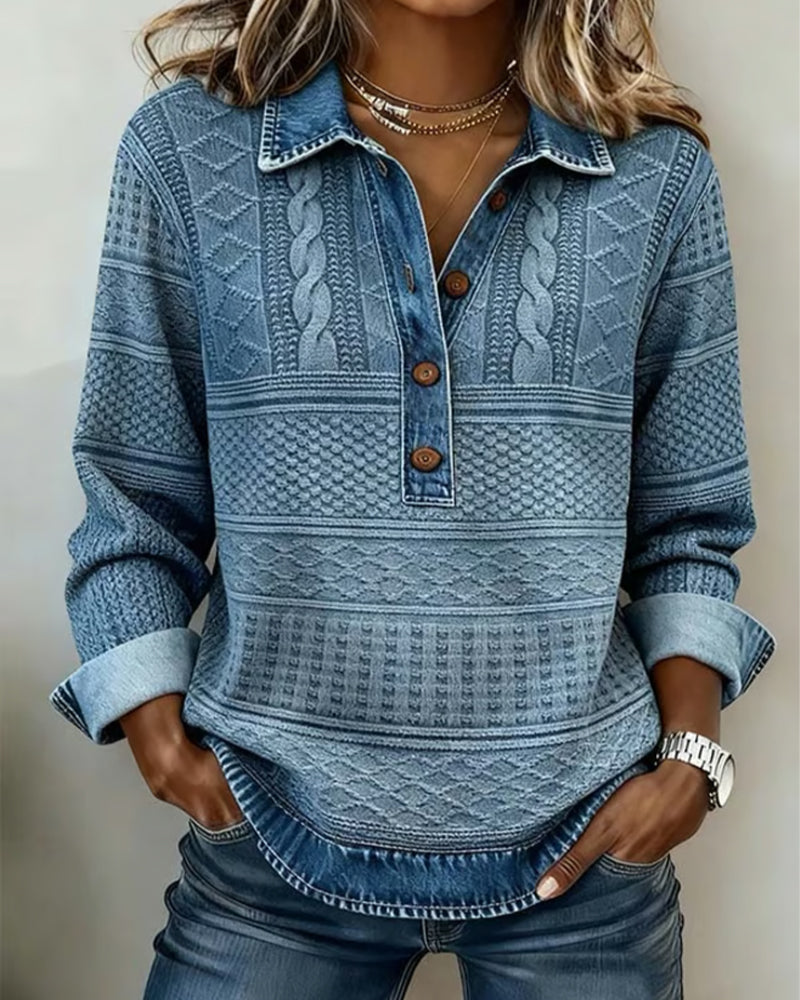 Orissa | Collared Sweatshirt