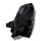 WLS Dragon Embroidered Pilot Bomber Jacket