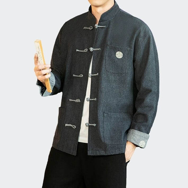 WLS Chutri Denim Jacket Black