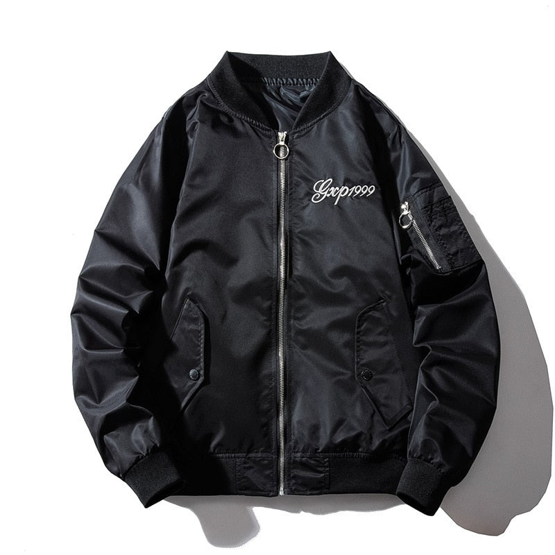 WLS Embroidered Azure Dragon VS White Tiger Bomber Jacket