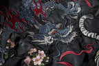 WLS Embroidered Azure Dragon VS White Tiger Bomber Jacket