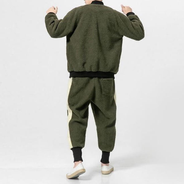 WLS Kedarake Jacket & Pants Set Green