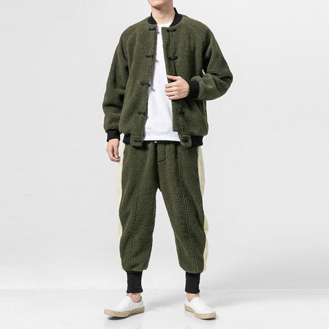 WLS Kedarake Jacket & Pants Set Green