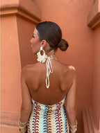 Naama-Lee™ | Backless V-Neck Maxi Dress
