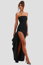 Omina™ | Strapless Luxe Maxi Dress