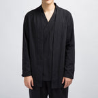 WLS Zen Kimono+Cardigan in One Black