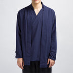 WLS Zen Kimono+Cardigan in One Blue