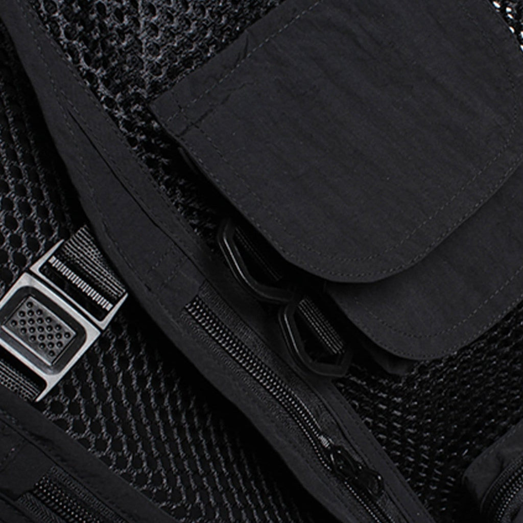 WLS Ninja Combat Multi-pocket Mesh Vest Jacket