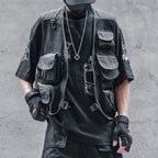 WLS Ninja Combat Multi-pocket Mesh Vest Jacket