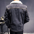 WLS Solid Color Denim Jacket