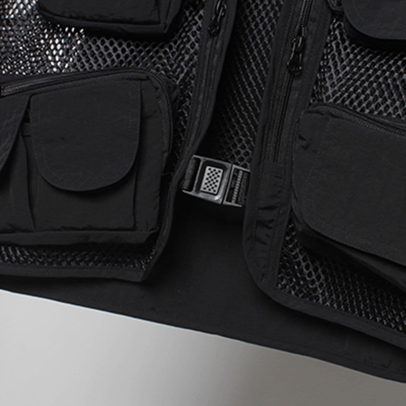 WLS Ninja Combat Multi-pocket Mesh Vest Jacket