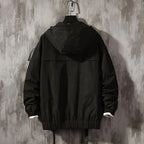 WLS Function Ribbon Multi-pocket Hooded Jacket