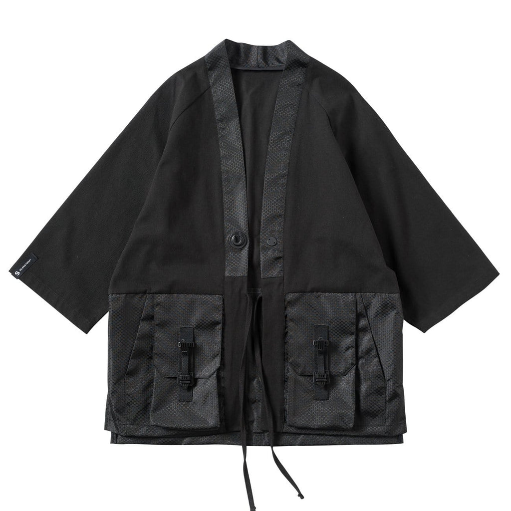 WLS Cyberpunk Patchwork Cardigan Jacket